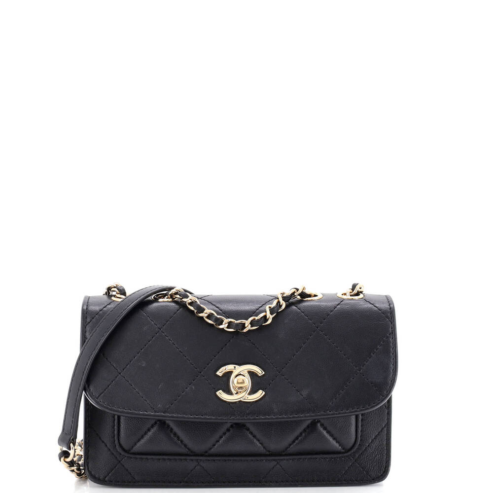 Chanel Cc Front Pocket Flap Bag #262229C38B